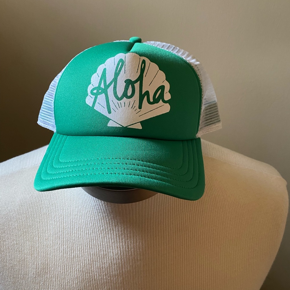 Salt Life Men’s Kelly Green Aloha Shell Mesh Back Hat NWT